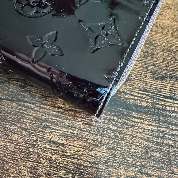 Louis Vuitton Monogram Vernis Zippy Wallet in Amarante M90416 - Picture 9 of 16